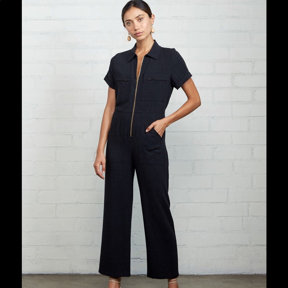 NWT Rachel Pally Rocco Jumpsuit black size M